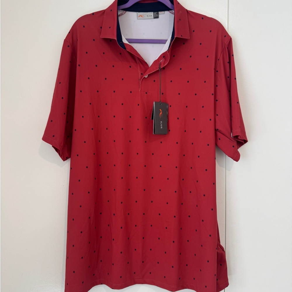 KJUS Men’s Golf Polo | 3XL Fits Like 2XL | UPF 50+ Performance | NWT